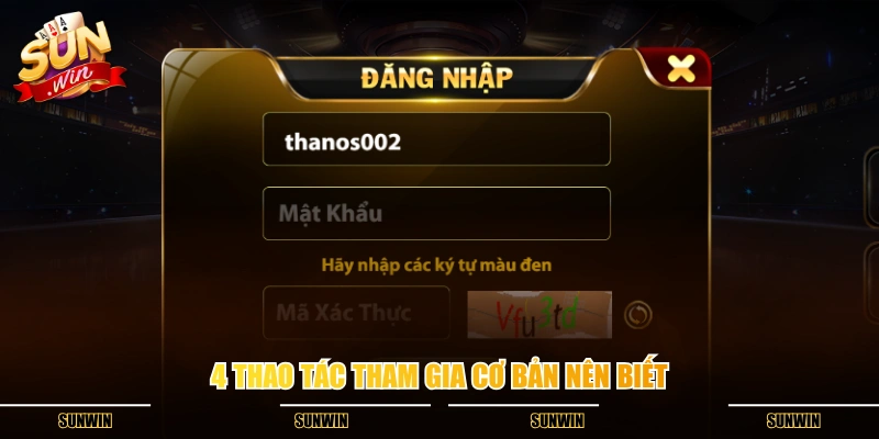 4 thao tác tham gia cơ bản nên biết