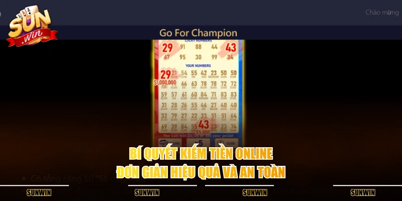 Bí quyết kiếm tiền online đơn giản hiệu quả và an toàn Bí quyết kiếm tiền online đơn giản hiệu quả và an toàn