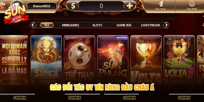 Các đối tác uy tín hàng đầu Châu Á