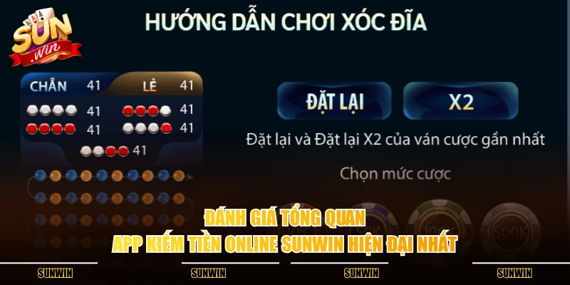 Đánh giá tổng quan app kiếm tiền online SUNWIN hiện đại nhất