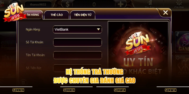 Hệ thống trả thưởng được chuyên gia đánh giá cao Hệ thống trả thưởng được chuyên gia đánh giá cao