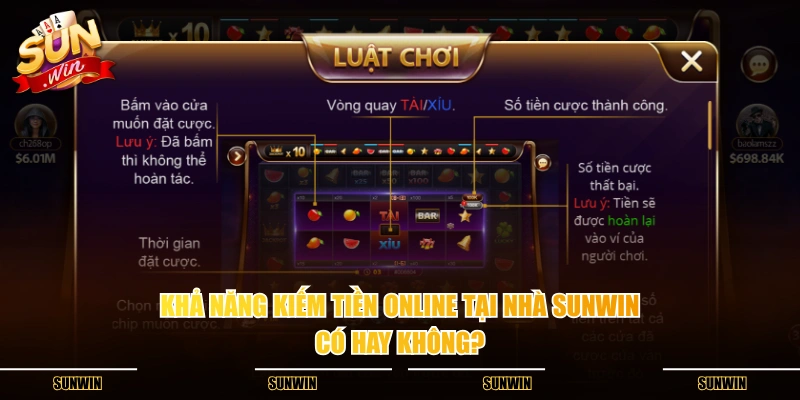 Khả năng kiếm tiền online tại nhà SUNWIN có hay không? Khả năng kiếm tiền online tại nhà SUNWIN có hay không?