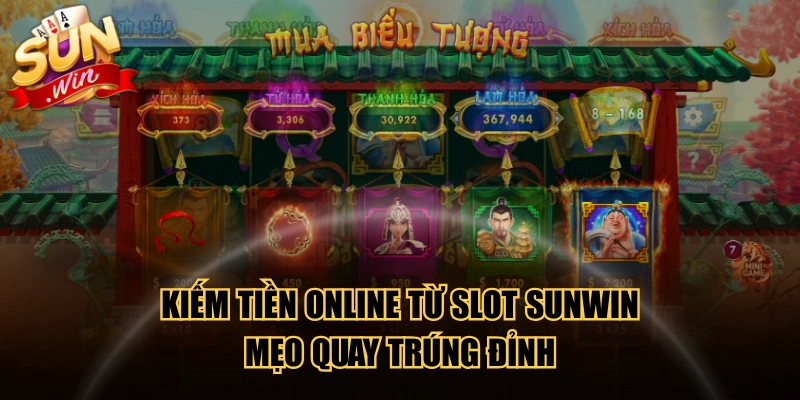 Kiếm Tiền Online Từ Slot SUNWIN - Mẹo Quay Trúng Đỉnh
