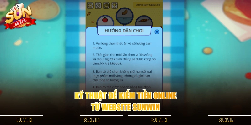 Kỹ thuật để kiếm tiền online từ website SUNWIN Kỹ thuật để kiếm tiền online từ website SUNWIN