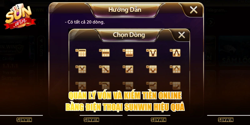 Quản lý vốn và kiếm tiền online bằng điện thoại SUNWIN hiệu quả