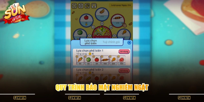 Quy trình bảo mật nghiêm ngặt Quy trình bảo mật nghiêm ngặt