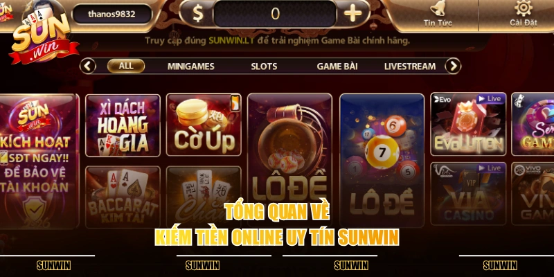 Tổng quan về kiếm tiền online uy tín SUNWIN Tổng quan về kiếm tiền online uy tín SUNWIN